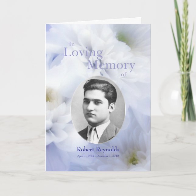 Memorial Card (Front)