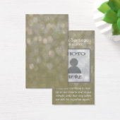 Memorial Card | Golden Glitter (Desk)