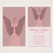 Memorial Card | Pink Angel (Front & Back)