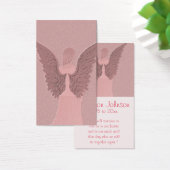 Memorial Card | Pink Angel (Desk)