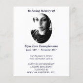 memorial card water haze (Back)