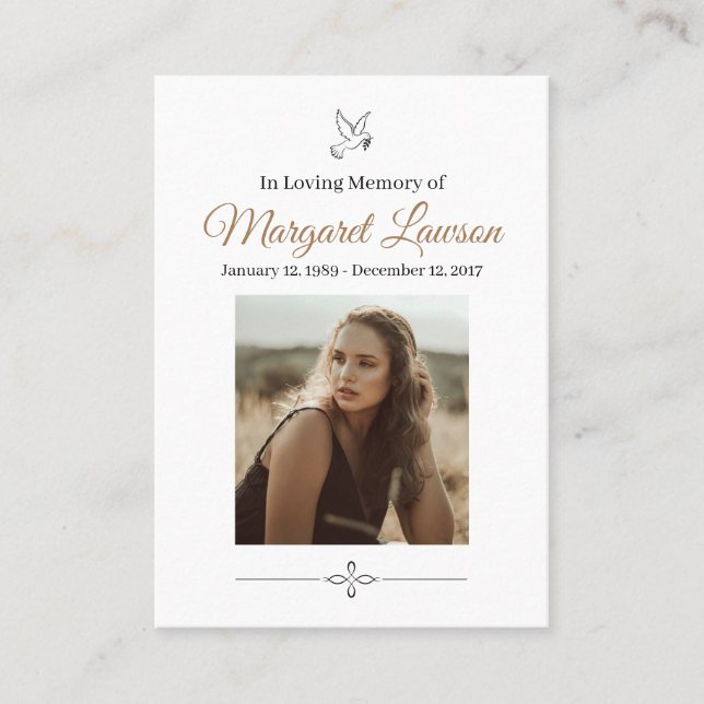 Memorial Cards (Front)