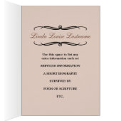 memorial cards : silhouscreen night (Inside (Right))