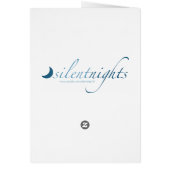 memorial cards : white flourish (Back)