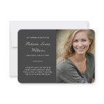 Memorial Cards With Photo Charcoal Gray Memorial Cards With Photo Charcoal Gray