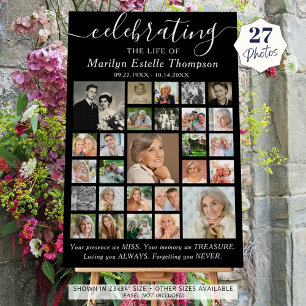 Memorial Celebrating Life Quote 27 Photo Collage Foam Board