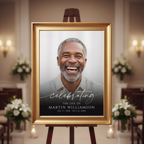 Memorial Celebrating the Life of Photo Script