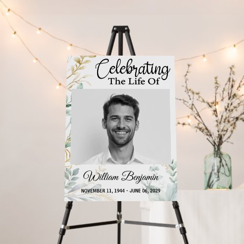 Memorial Celebration of Life Custom Funeral Photo