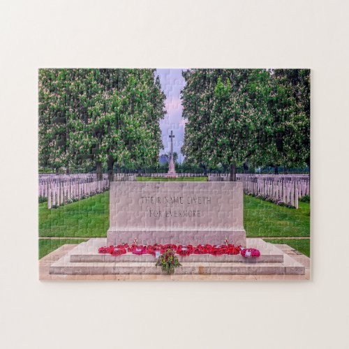 Memorial Cemetery Normandy France Jigsaw Puzzle