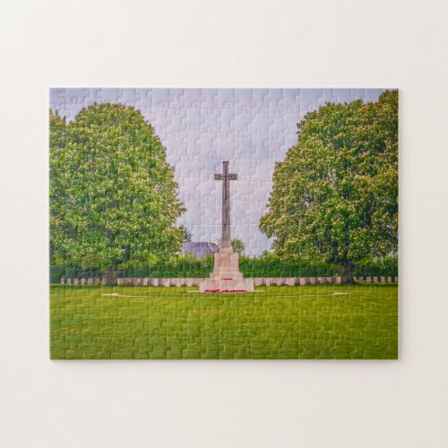 Memorial Cemetery Normandy France Jigsaw Puzzle