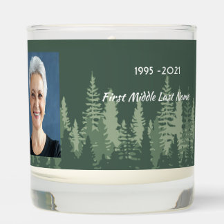 Memorial Christian Wilderness Forest Trees Scented Candle