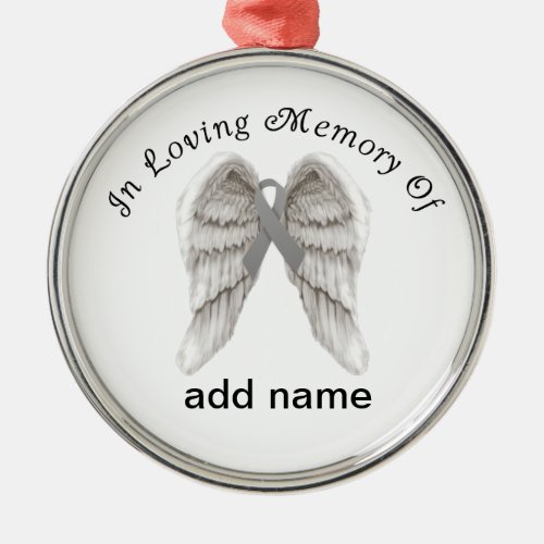 Memorial Christmas Ornament Brain Cancer