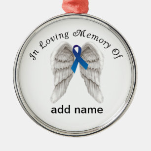 Memorial Christmas Ornament Colon Cancer