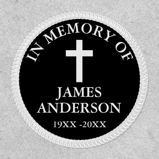 Memorial Commemorate Tribute Patch (Front)