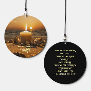 Memorial Custom Name Spiritual Poem Wind Chime