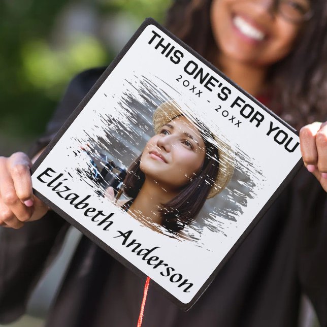 Memorial Custom Photo Tribute Keepsake Graduation Cap Topper (Creator Uploaded)