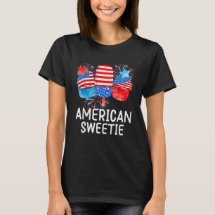 Memorial Day 4th Of July Holiday Patriotic Ice Cre T-Shirt