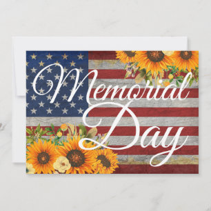 Memorial Day 4th of July Independence Day Memories Invitation