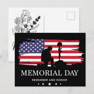 Memorial Day American Flag For 2026 Celebrations Holiday Postcard