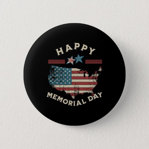 Memorial Day American Flag Memorial Day 4th Of Jul Button