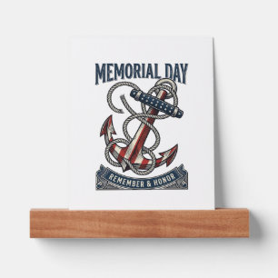 Memorial Day Anchor Remember Honor Vintage Shirt_1 Picture Ledge