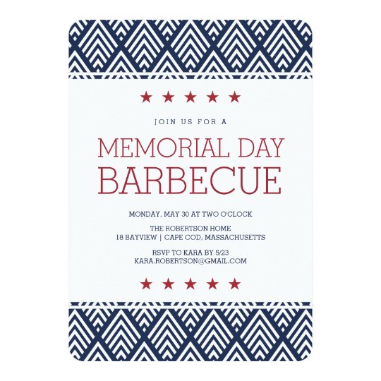 Memorial Day Invitation Templates 6