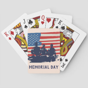 Memorial Day Barbecue Party Poker Cards