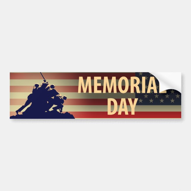 Memorial Day Bumper Sticker (Front)