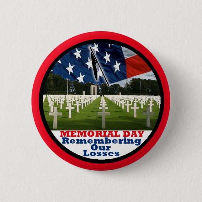 MEMORIAL DAY Button (Front)
