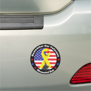 Memorial Day Car Magnet