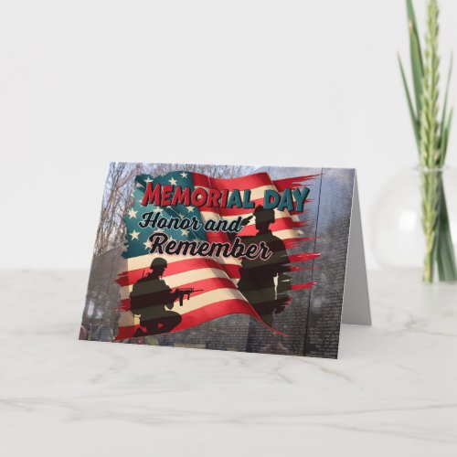 Memorial Day Card for a Military Person