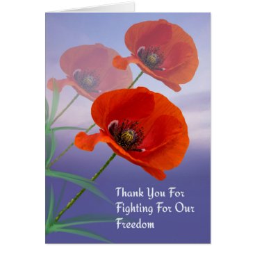 Memorial Day Card with Poppies Memorial Day Card with Poppies