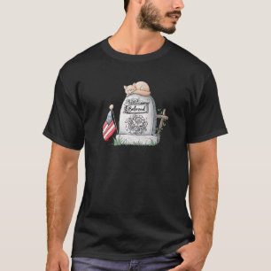Memorial Day Cat For Women And Veterans Cute Ameri T-Shirt