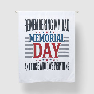 Memorial Day Dad Tribute Patriotic Blackout Curtains