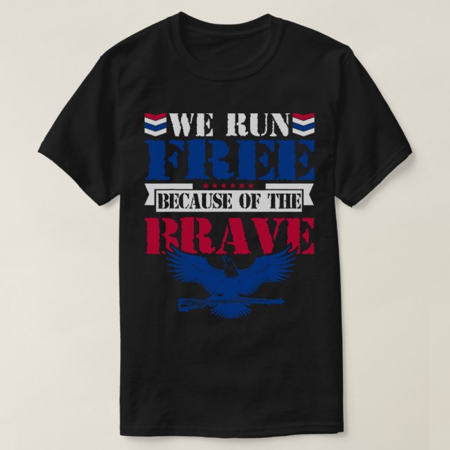 Memorial Day Design for USA Military Men and Women T-Shirt (Design Front)