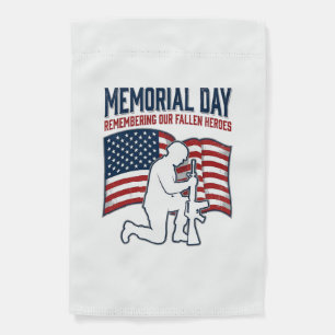 Memorial Day Fallen Heroes Patriotic Soldier Shirt Garden Flag