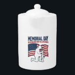 Memorial Day Fallen Heroes Patriotic Soldier Shirt Teapot<br><div class="desc">Memorial Day Fallen Heroes Patriotic Soldier Shirt_1</div>