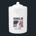 Memorial Day Fallen Heroes Patriotic Soldier Shirt Teapot<br><div class="desc">Memorial Day Fallen Heroes Patriotic Soldier Shirt_1</div>