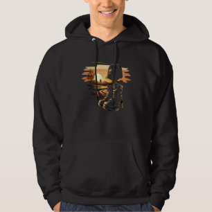 Memorial Day Fallen Soldier Veteran American Flag  Hoodie