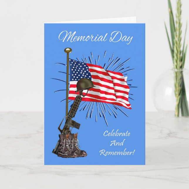 Memorial Day, general greeting card (Front)