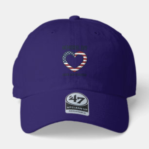 Memorial Day Heart Honor and Remember Shirt Design 47 Brand Hat