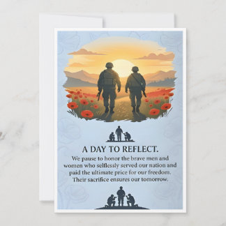 memorial day holiday card