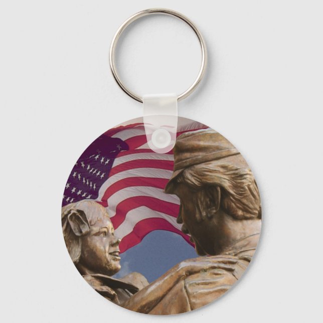 Memorial Day Homecoming Keychain (Front)