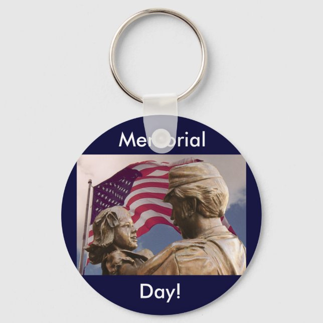 Memorial Day Homecoming Keychain (Front)