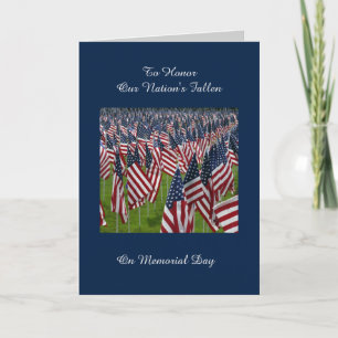 Memorial Day Honor Card