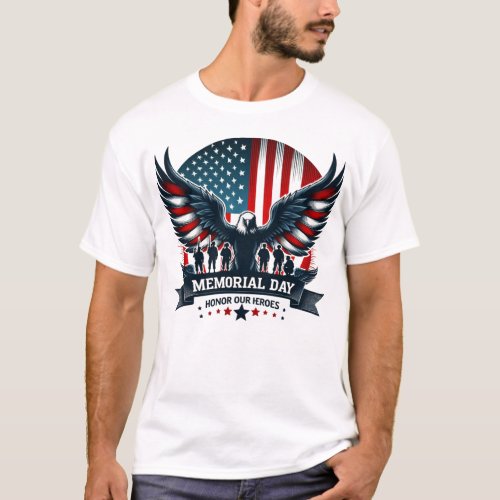 memorial dayhonor our heroes T_Shirt