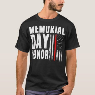 Memorial Day Honor The Fallen Thank The Living Vet T-Shirt