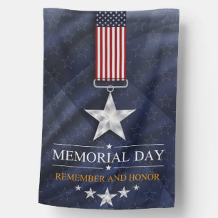 Memorial Day House Flag