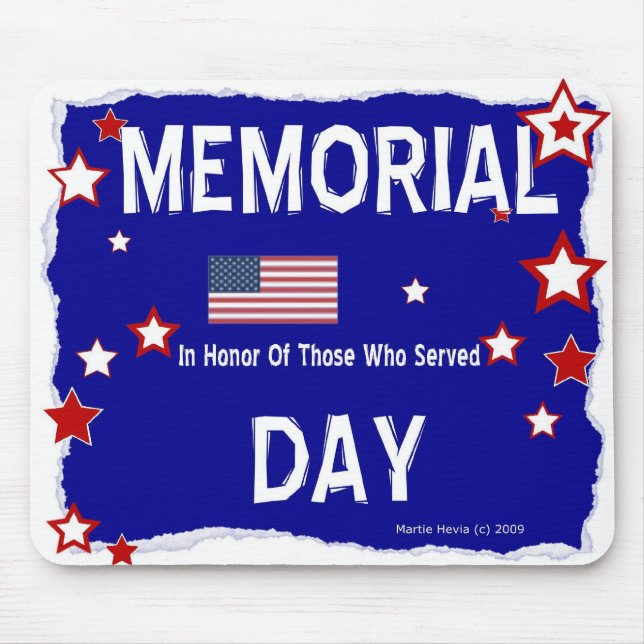 Memorial Day - In Honor - Mousepad (Front)