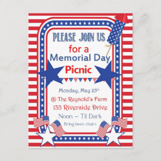 Memorial Day Invitation